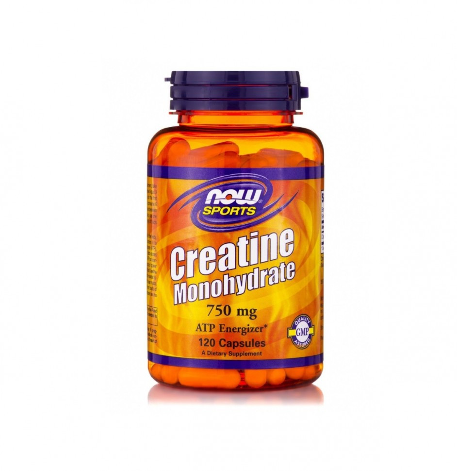 Креатин NOW Creatine Monohydrate 750mg (120 кап.)