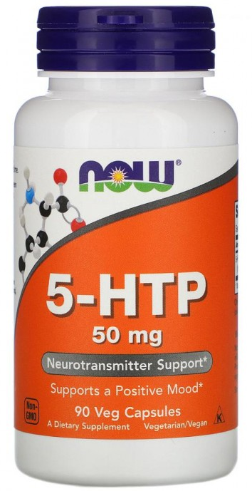 Антидепрессант NOW 5-HTP 50мг. (90кап.)