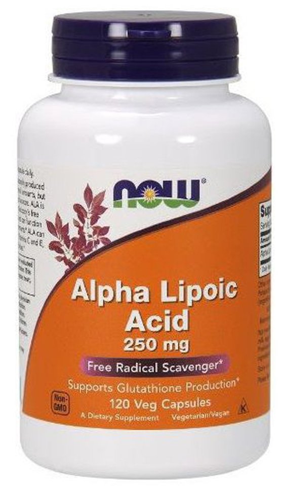 Антиоксидант NOW Alpha Lipoic Acid 250mg (120кап.)