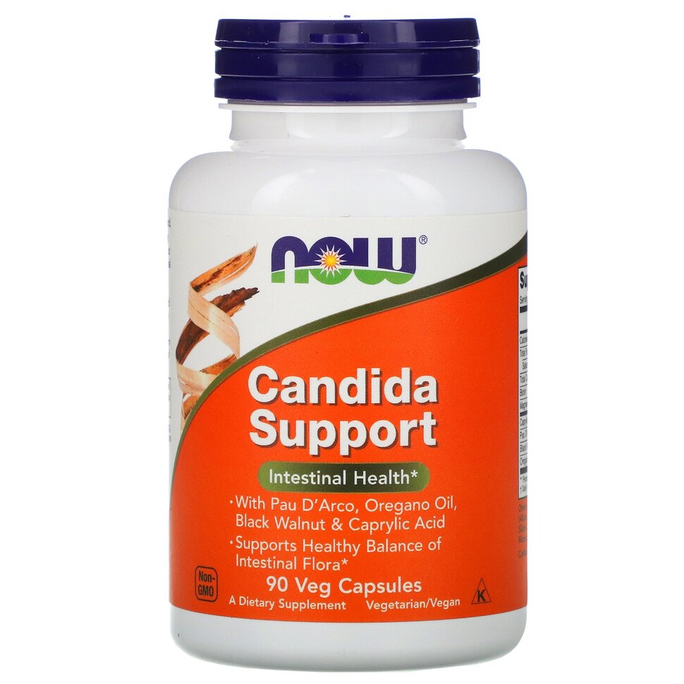 Укрепление организма NOW Candida Support (90 капсул)
