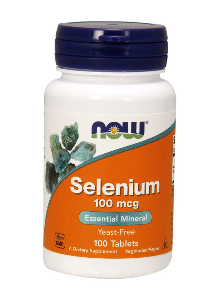 NOW Selenium 100mсg (100таб)