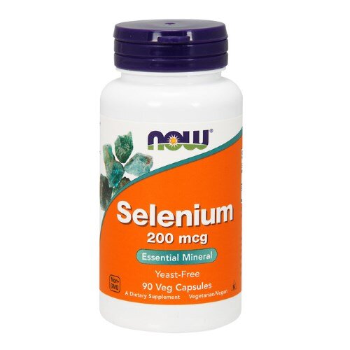 Селен NOW Selenium 200mсg (90кап)