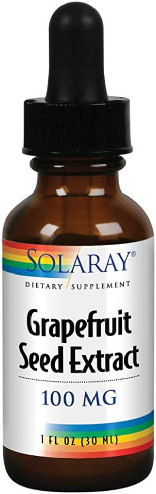 Solaray Grapefruit Seed Ext Yeast 100mg (30 мл.) 1oz