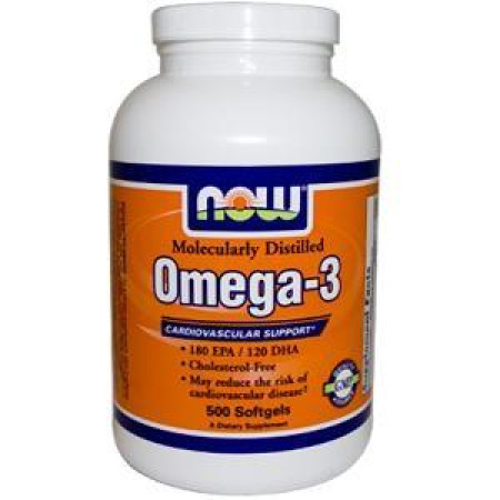Омега NOW Omega-3 1000 mg (500 кап.)