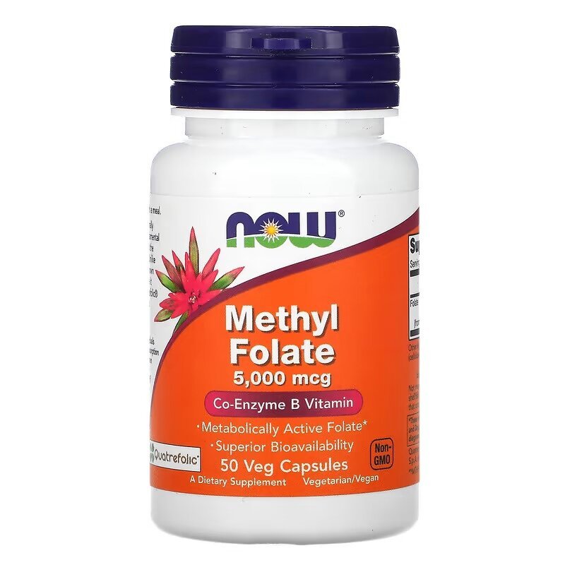 Витамины NOW Methyl Folate (50кап.)