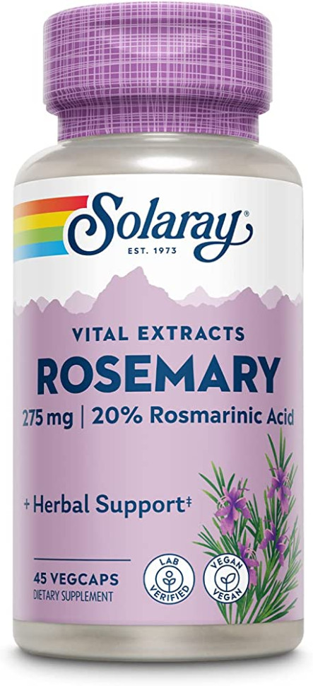 Solaray Rosemary Leaf Extract 275mg (45кап.)
