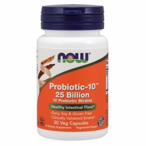 NOW Probiotic-10 25 Billion (30кап.) до 04/2024
