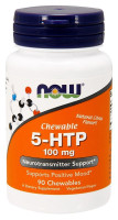 Антидепрессант NOW 5-HTP 100мг. Chewable (90таб.)