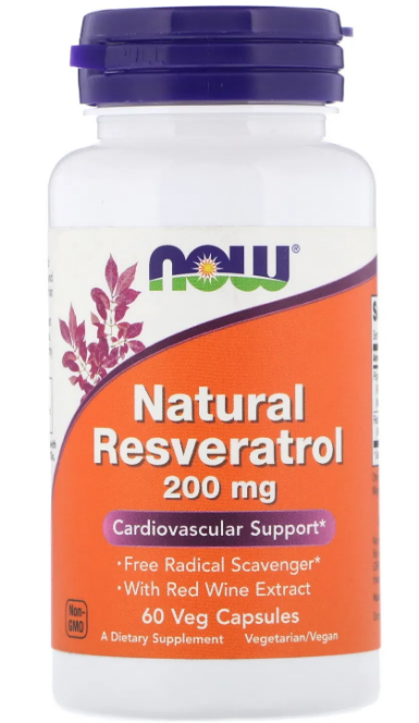Natural Resveratrol 200mg (60 кап.)