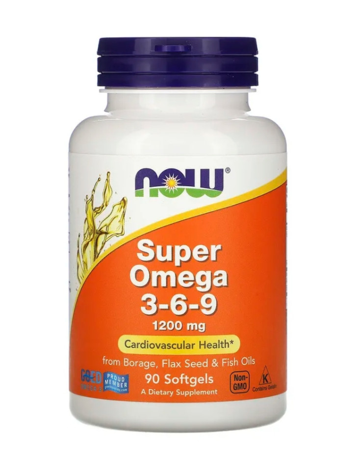 NOW Super Omega 3-6-9 1200 mg 90 caps