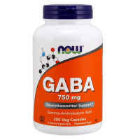 NOW Gaba 750mg (200кап.)