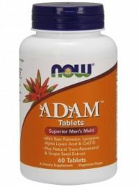 Витамины NOW ADAM Mens Multivitamin (60таб.)