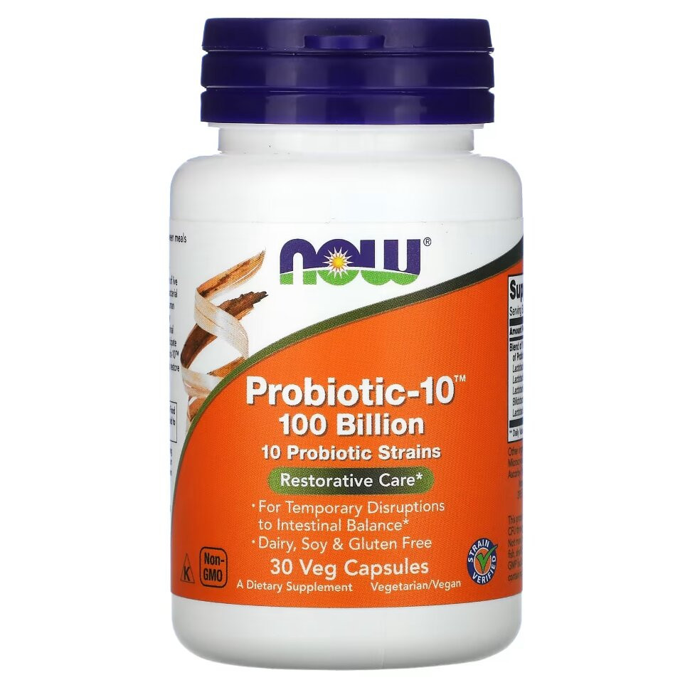 NOW Probiotic-10 100 Billion (30кап.)