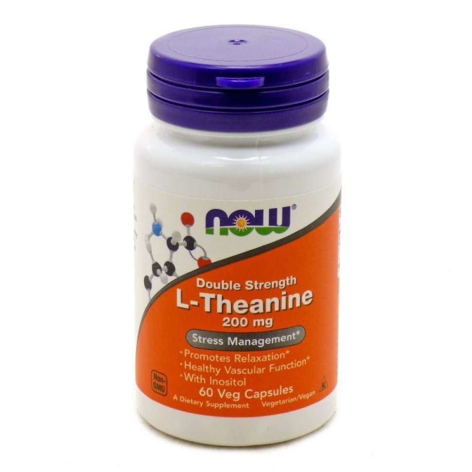 NOW L-Theanine 200mg Plus (60кап.)