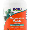 Магний NOW Magnesium Malate 1000mg (180таб.)