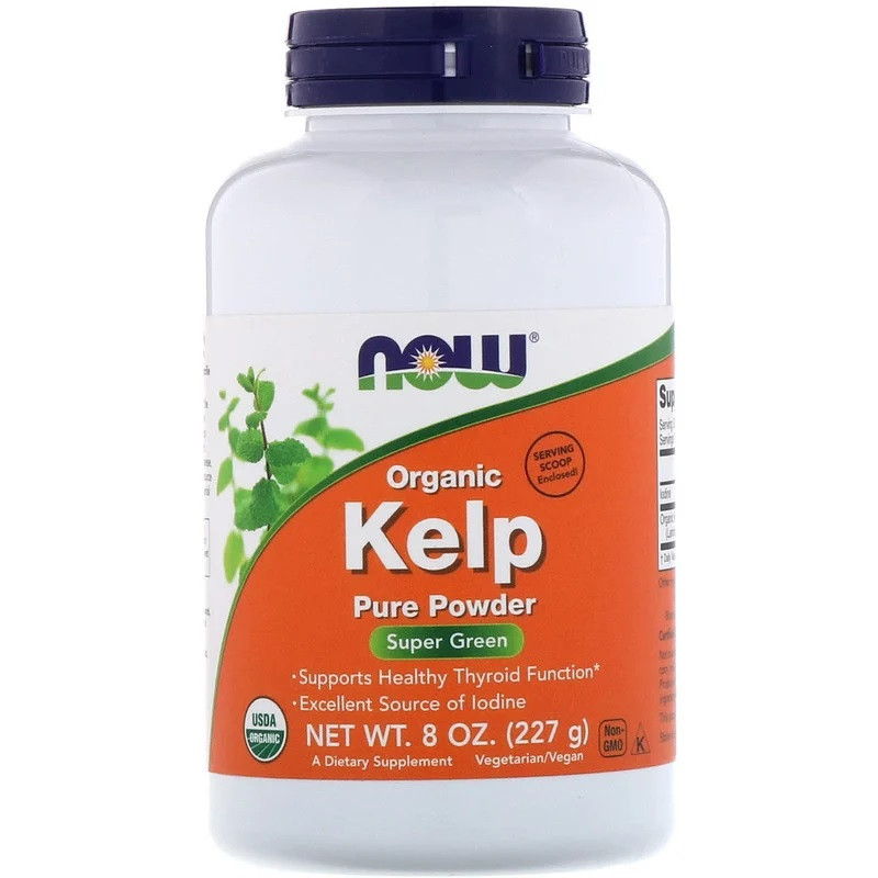 Отдельные минералы NOW Kelp Powder Organic (227гр.)
