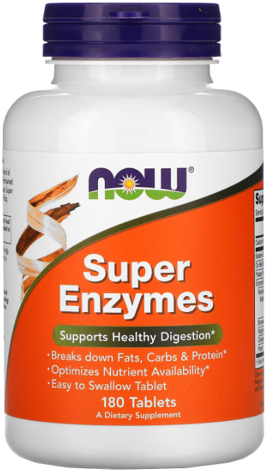 NOW Super Enzymes (180таб.)