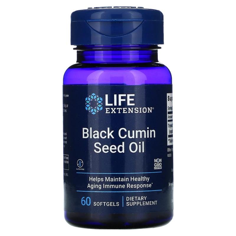 LIFE EXTENSION Black Cumin Seed Oil (60 кап.)