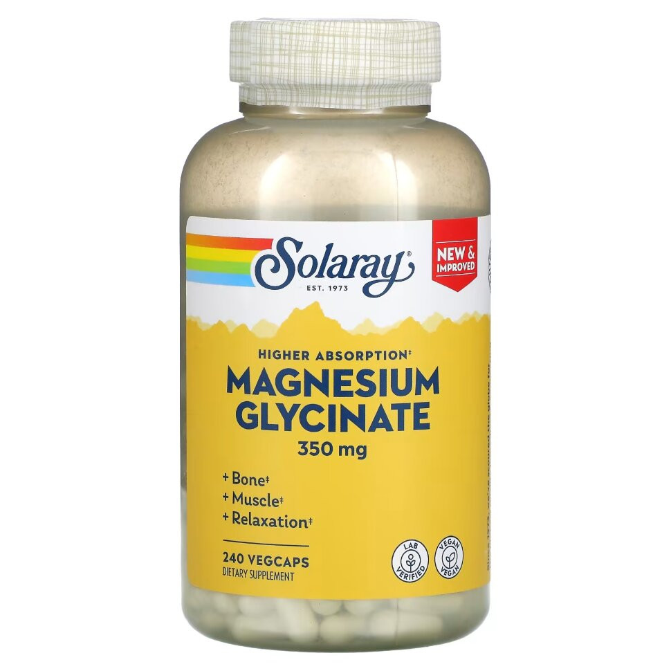 Solaray Magnesium Glycinate 350mg (240кап.)