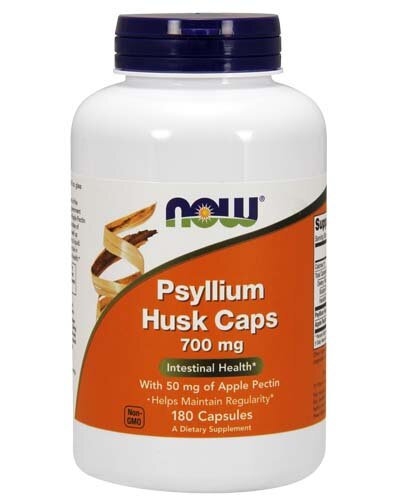NOW Psyllium Husk+ Pectin 700 мг (180 капсул)
