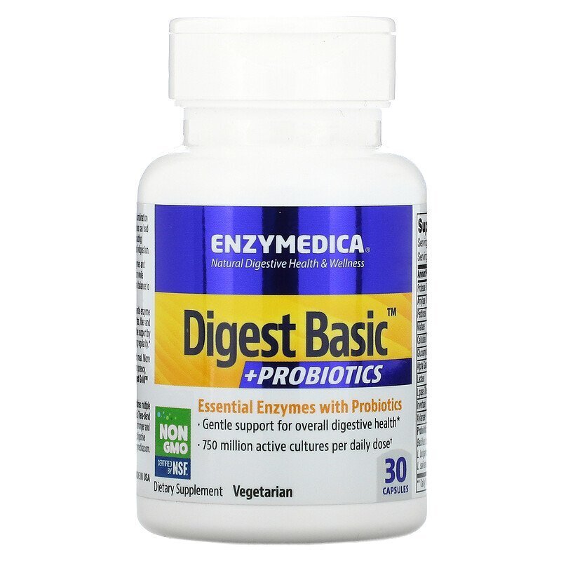Enzymedica Digest Basic + Probiotics(30кап.)