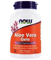 NOW Aloe Vera Gels 10000 (250 softgels)