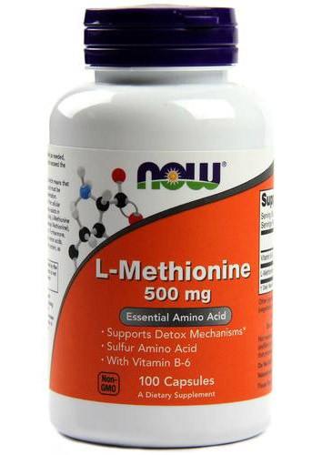NOW L-Methionine 500mg (100кап.)