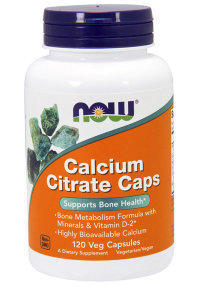 NOW Calcium  Citrate CAPS 120 капс