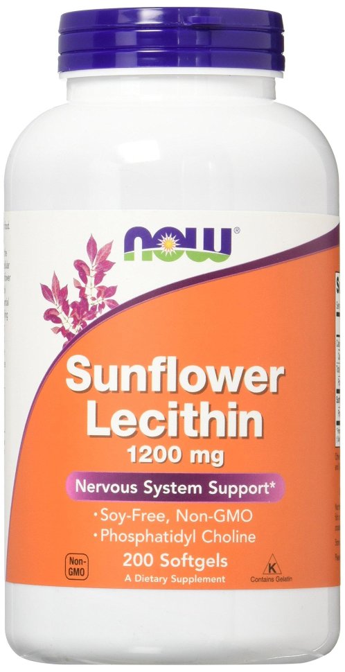 NOW Sunflower Lecithin 1200mg (200кап.) 