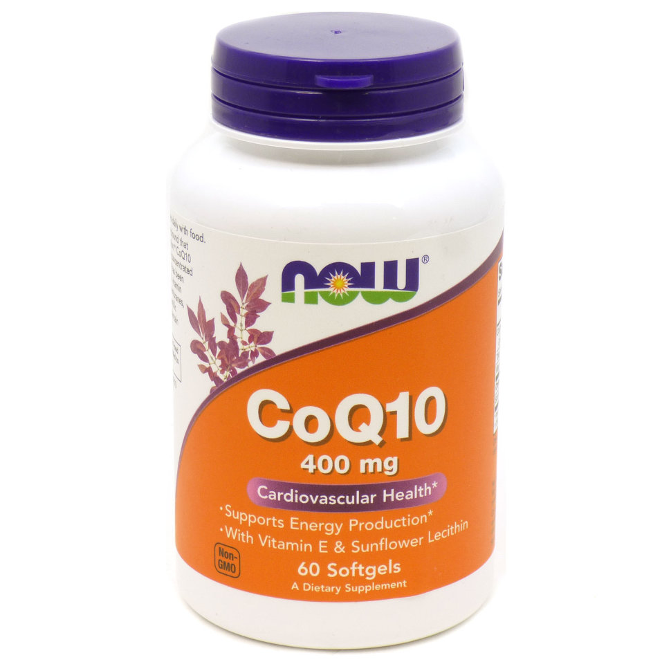 Коэнзим NOW CoQ10 400 mg (30 капс.)
