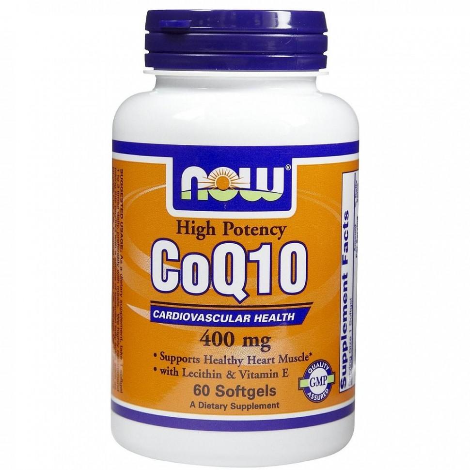NOW CoQ10 400 mg (60 капс.)