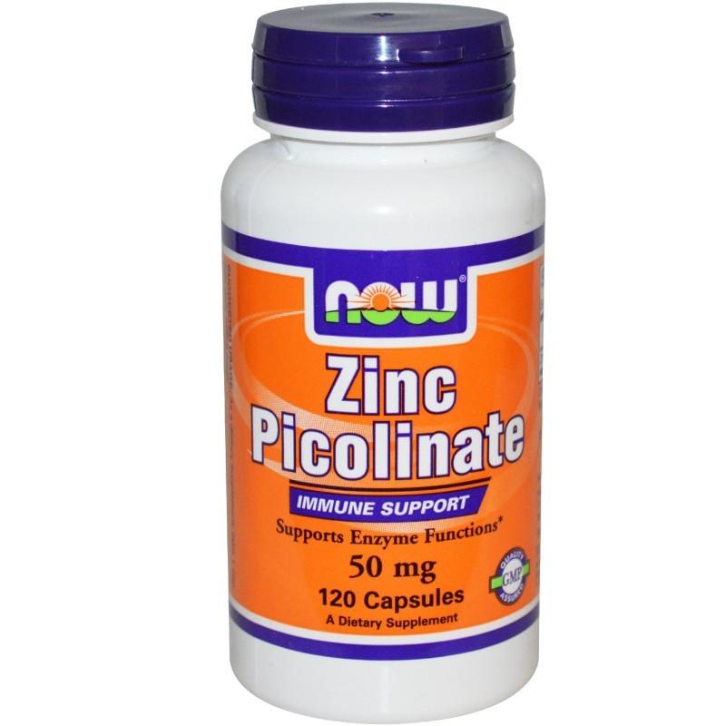 NOW Zinc Picolinate 50mg (120кап.) 