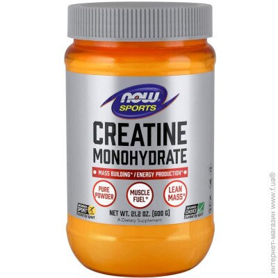 NOW Creatine Monohydrate Powder (600г.)