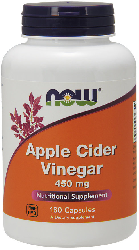 NOW Apple Cider Vinegar 450mg (180 вег.кап.)