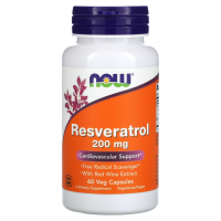 NOW Resveratrol 200mg (60 вег.кап.)