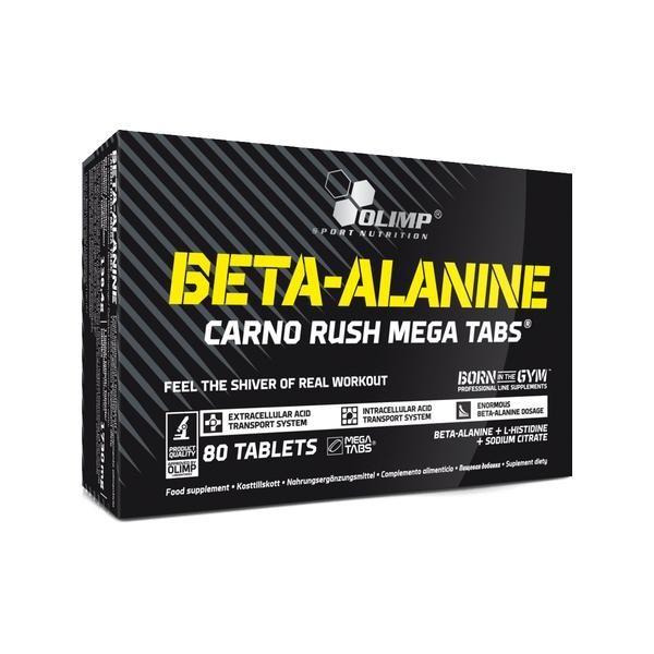 Отдельные аминокислоты Olimp Beta-Alanine Carno Rush Mega Tabs (80таб.)