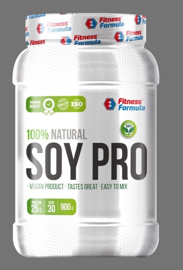 FITNESS FORMULA  100% Natural Soy Pro (900 гр.), банка