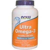 Омега 3 NOW Ultra Omega-3 (180 кап.)