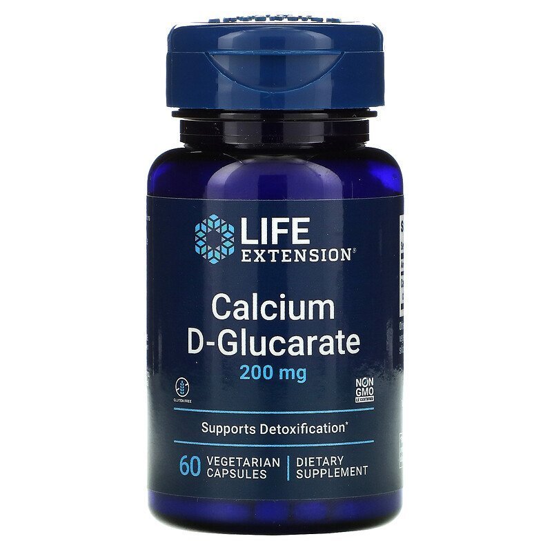 LIFE EXTENSION Calcium D-Glucarate 200mg (60кап.)