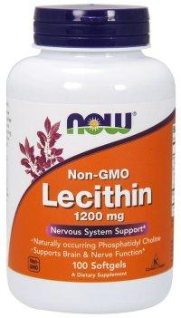 Лецитин NOW Lecithin 1200mg (100кап,)