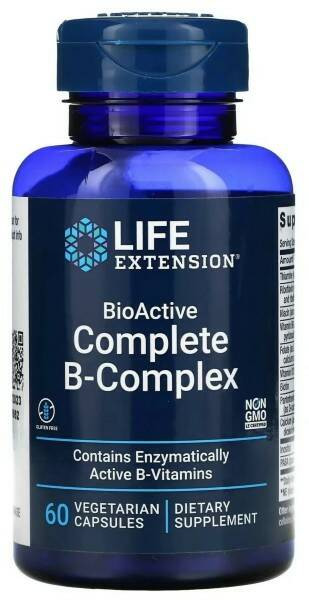 LIFE EXTENSION BioActive Complete B-Complex (60 вег.кап.)