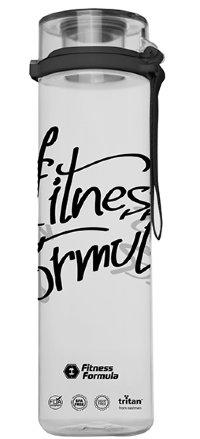 Тритановая бутылка с тканевым держателем и крышкой-кнопкой 