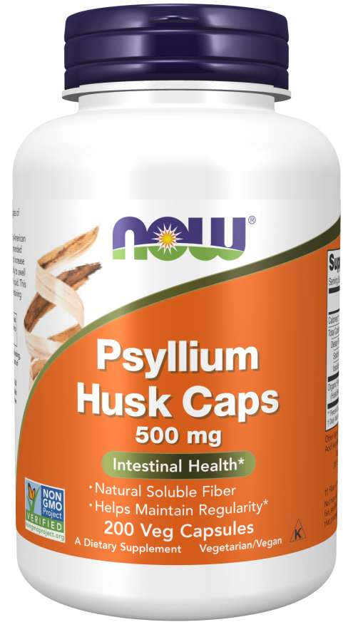 NOW Psyllium Husks 500mg (200кап.)