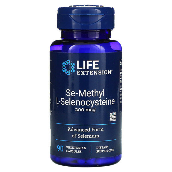 LIFE EXTENSION Se-Methyl L-Selenocysteine 200mcg (90 кап.)