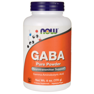 NOW Gaba Pure Powder 6oz (170гр.)