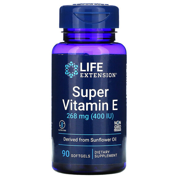 LIFE EXTENSION Super Vitamin E 268mg (90 softgels кап.)