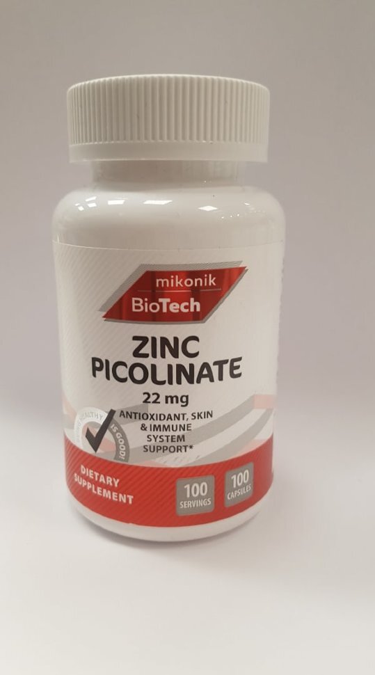 BioTech-Mikonik Zinc Picolinate 22mg (100кап.)