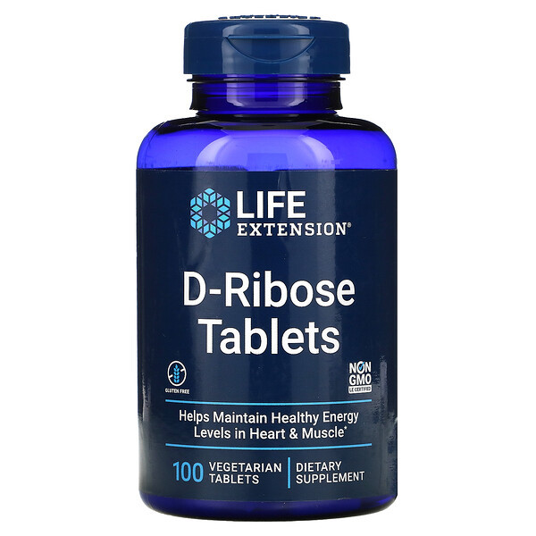 LIFE EXTENSION D-Ribose (100 вег.таб.)