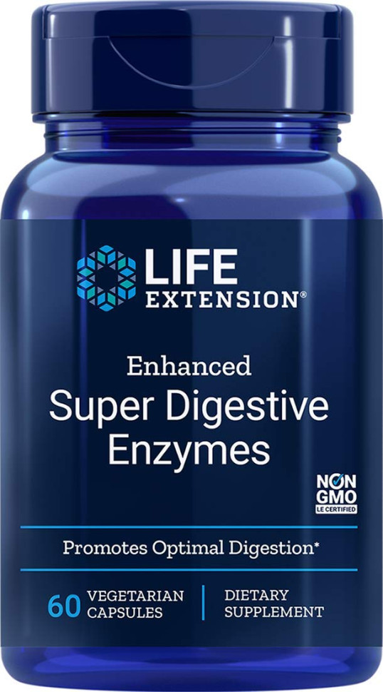 LIFE EXTENSION Enchanced Super Digestive Enzymes and Probiotics (60 вег.кап.)