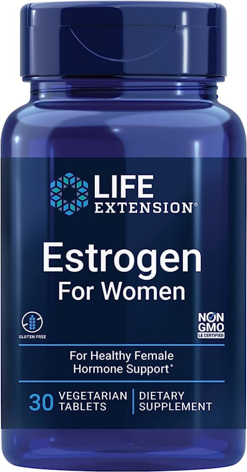LIFE EXTENSION Estrogen for Women (30 вег.таб.)